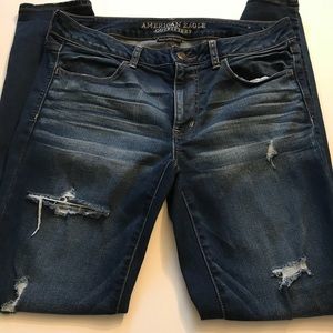 AMERICAN EAGLE SUPER STRETCH JEGGINGS SIZE 12 LONG